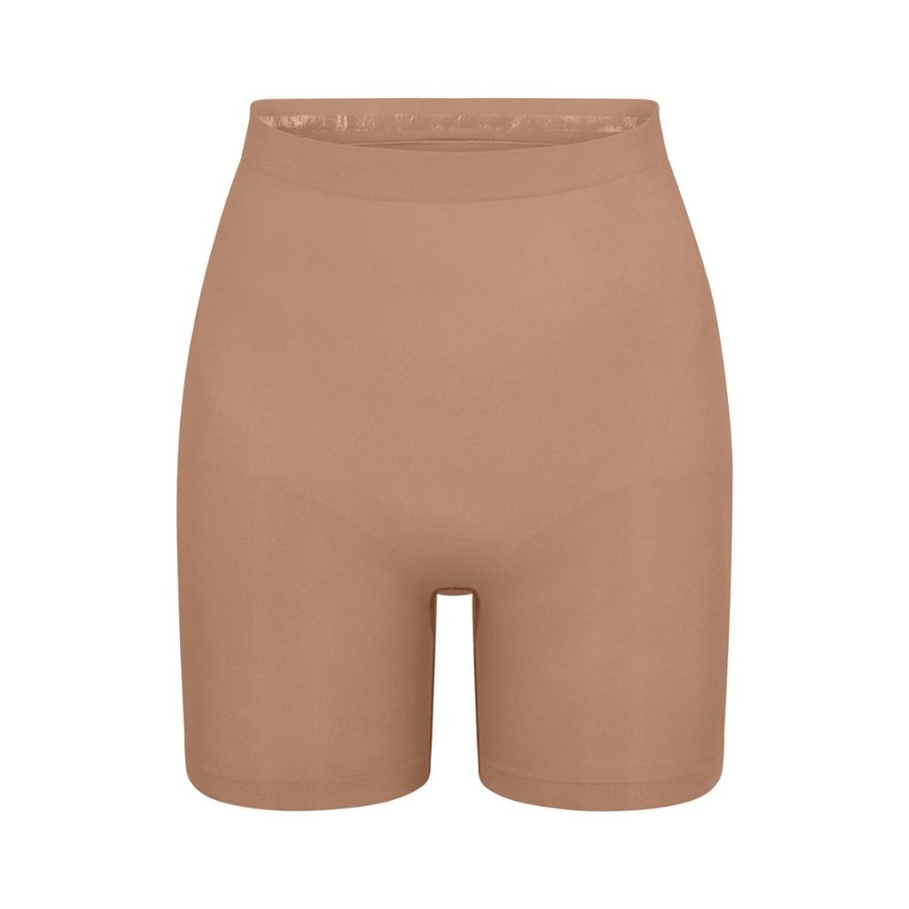 CT634 Skims NWOT Seamless Sculpt Mid Thigh Shorts Sienna L/XL